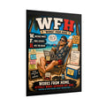 Rolled Poster — 'WFH: Works From Home' Beach Vibes Funny Office Humor Poster