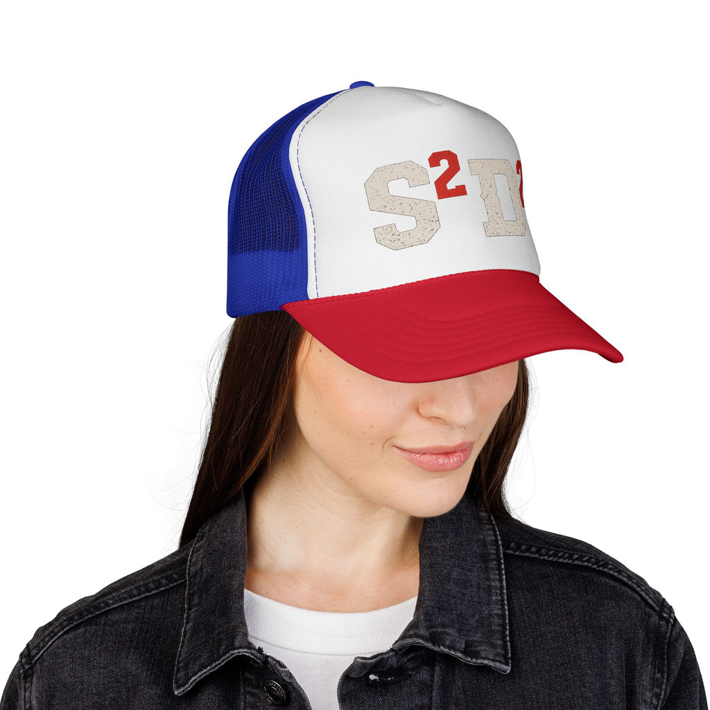 Funny Trucker Cap — “S-Squared D-Squared, Same Sh!t Different Day” (Work Warrior)