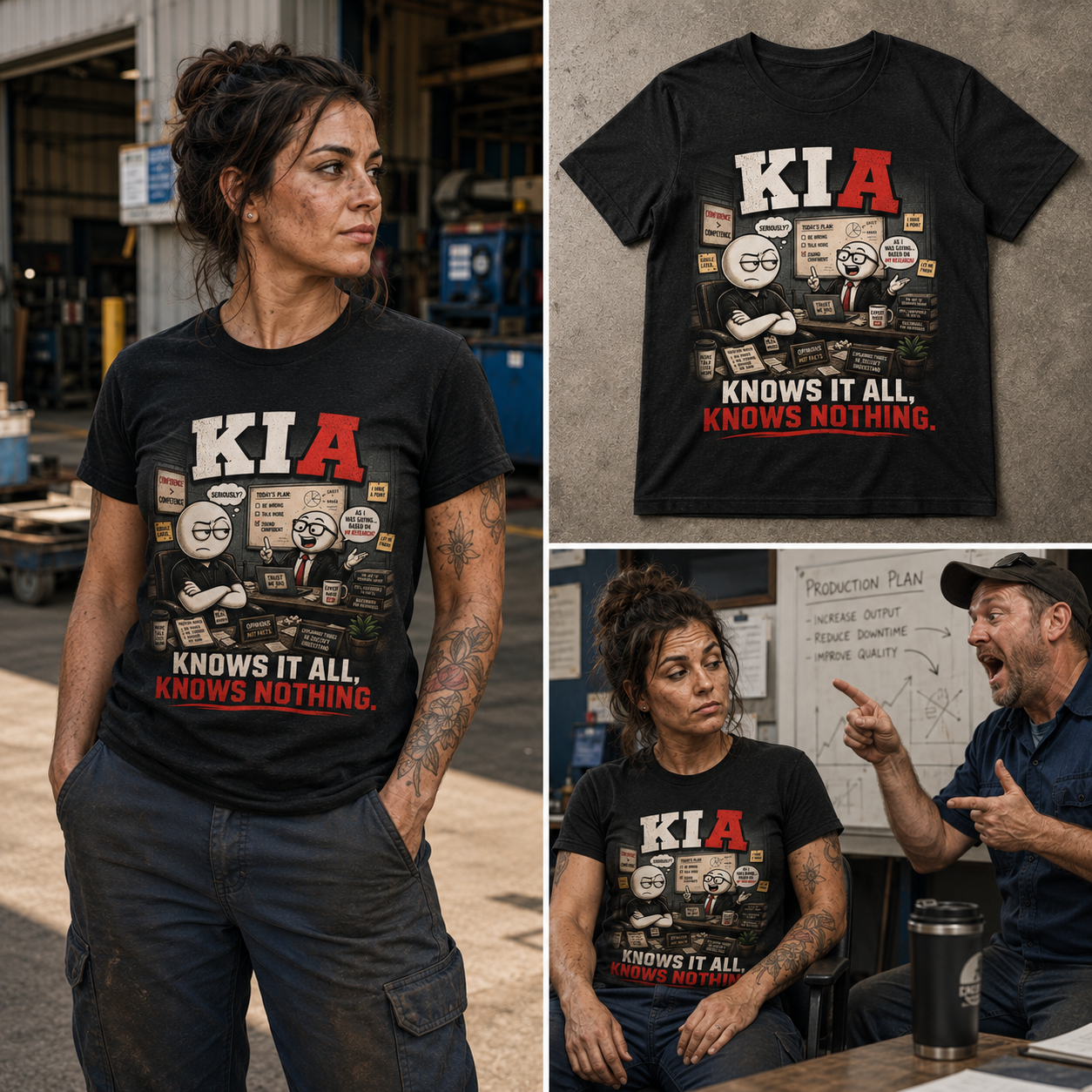 KIA 'Knows It All, Knows Nothing' Graphic Tee