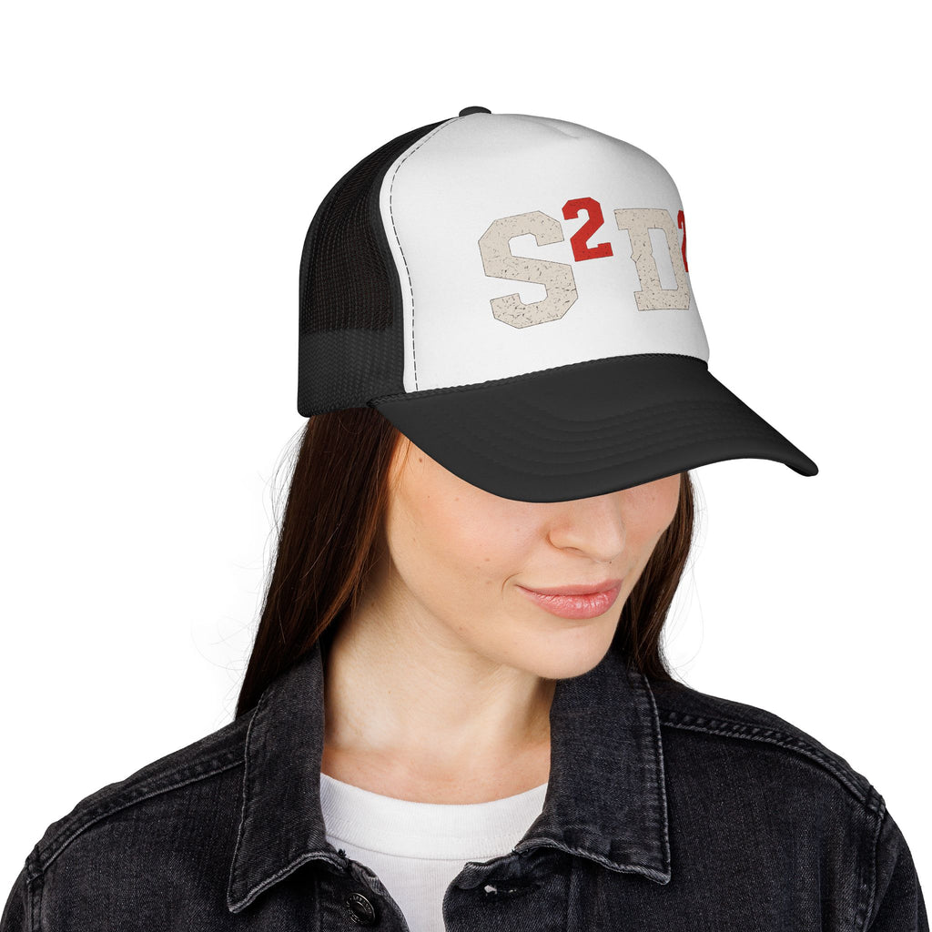 Funny Trucker Cap — “S-Squared D-Squared, Same Sh!t Different Day” (Work Warrior)
