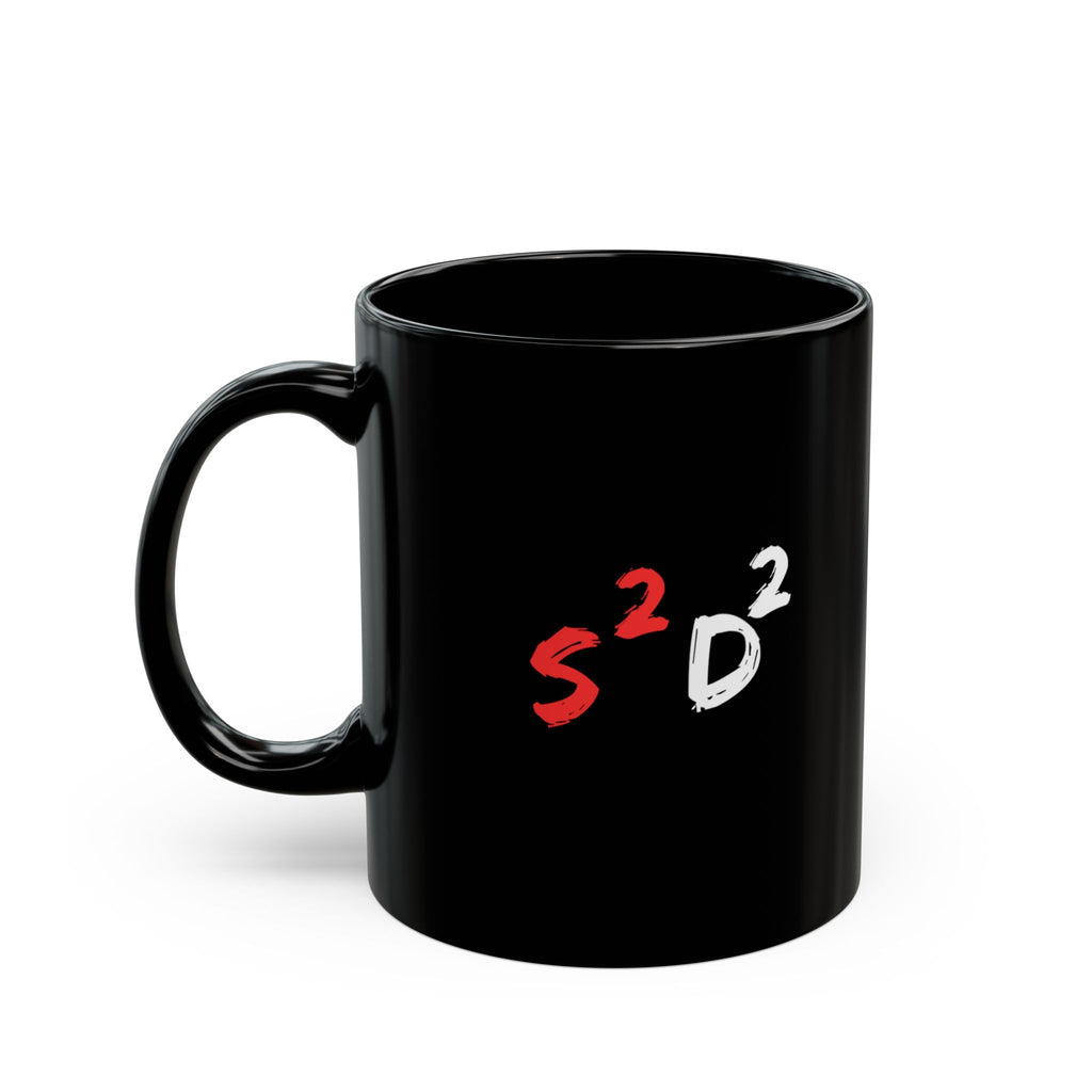 Same Sh!t Different Day Black Mug — Sarcastic Work Humor Coffee Cup (11oz & 15oz)