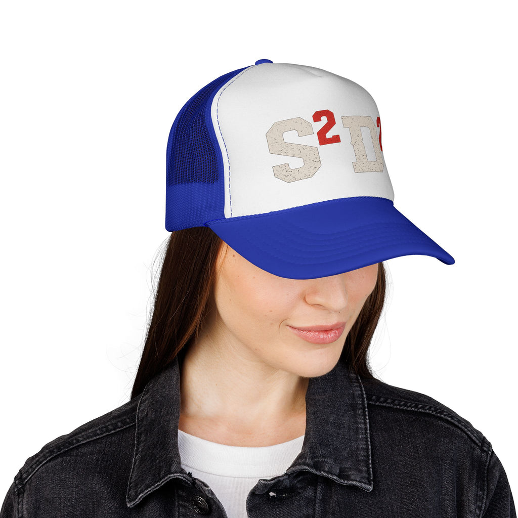 Funny Trucker Cap — “S-Squared D-Squared, Same Sh!t Different Day” (Work Warrior)